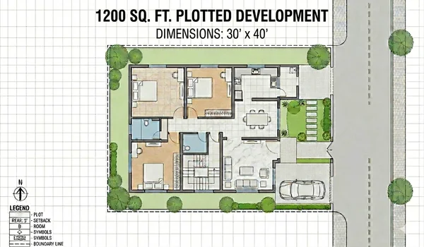 Bulwark The Woodland Forest 30x40 Plot - 1,200 sq ft